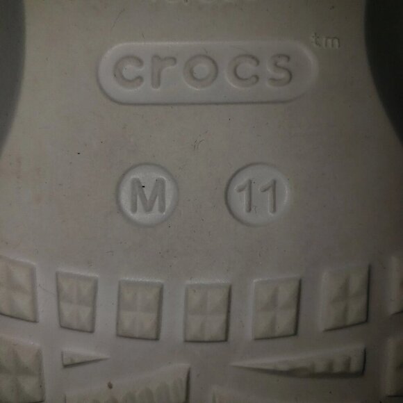 Crocs Men's Sandals Baya II Flip Flop Size 11 All White 208192 100 - Picture 7 of 7